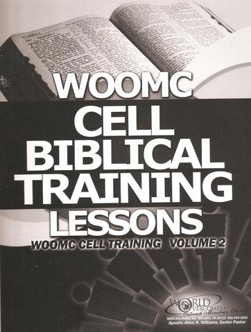 WOOMC Cell Biblical Training Lessons: WOOMC Cell Training Volume 2