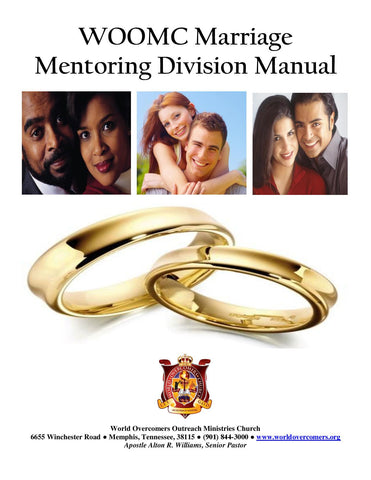 WOOMC Marriage Mentoring Division Manual