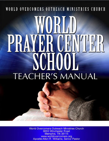 World Prayer Center School Teacher's Manual PDF