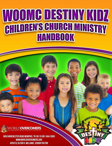 WOOMC DESTINY KIDZ CHILDREN'S CHURCH MINISTRY HANDBOOK