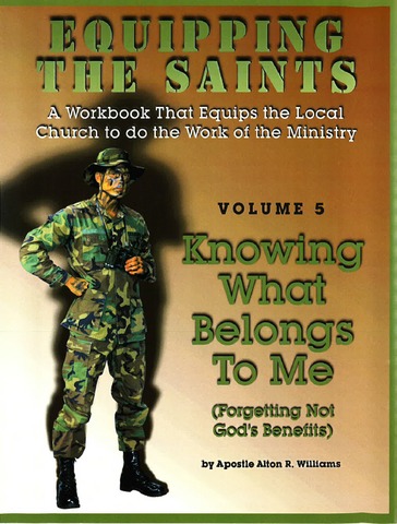 Equipping the Saints Volume 5 - Knowing What Belongs to Me PDF