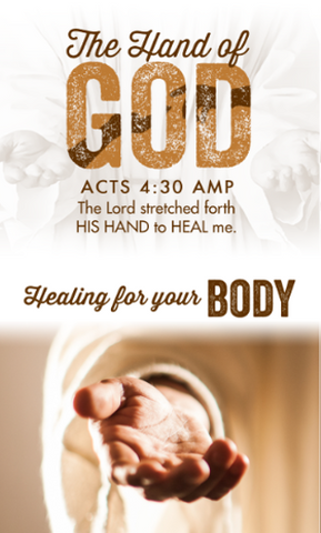 The Hand of God Healing Card