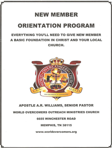 New Member Orientation Program