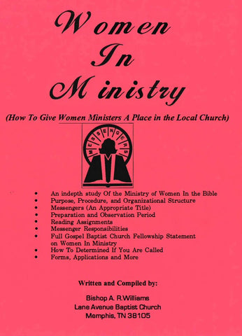 Women in Ministry - How to Give Women Ministers a Place in the Local Church PDF
